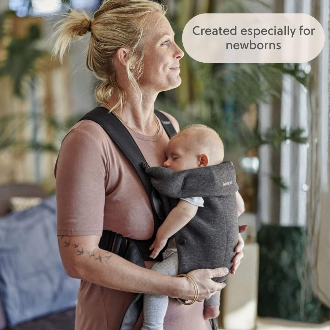 Amazon.com: BabyBjörn Baby Carrier Mini, Charcoal Gray, 3D Jersey